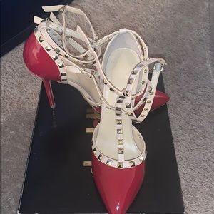 Dark Red Patent Leather Pump